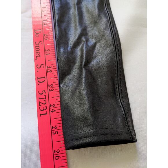New Spanx Mama Maternity Faux Leather Leggings Pants Size XS Nwt - Picture 4 of 7